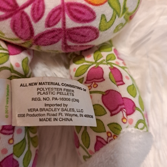 Vera Bradley Lilli Bell teddy bear plush 10" - Picture 5 of 5